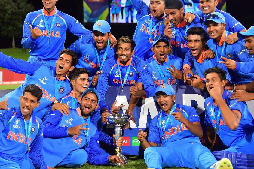 Rahul Dravid leads India U19 to win the 2018 ICC World Cup.